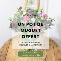 Bouquet Champêtre M - Livraison Incluse Livraison de Fleurs coupées pas cher caliptus