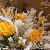 Bouquet Éclat Solaire Fleurs séchées pas cher caliptus