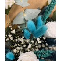 Bouquet Horizon Azur Fleurs séchées pas cher caliptus