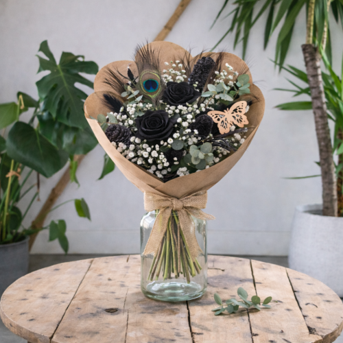 Bouquet Mystère d'Ébène Fleurs séchées pas cher caliptus
