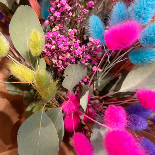 Bouquet Rêve Coloré Fleurs séchées pas cher caliptus