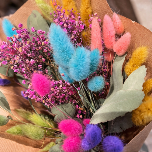 Bouquet Rêve Coloré Fleurs séchées pas cher caliptus