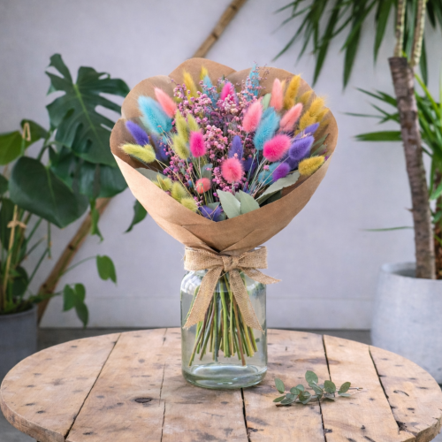 Bouquet Rêve Coloré Fleurs séchées pas cher caliptus