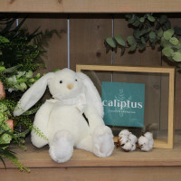 Peluche Lapin Blanc Oursons pas cher caliptus