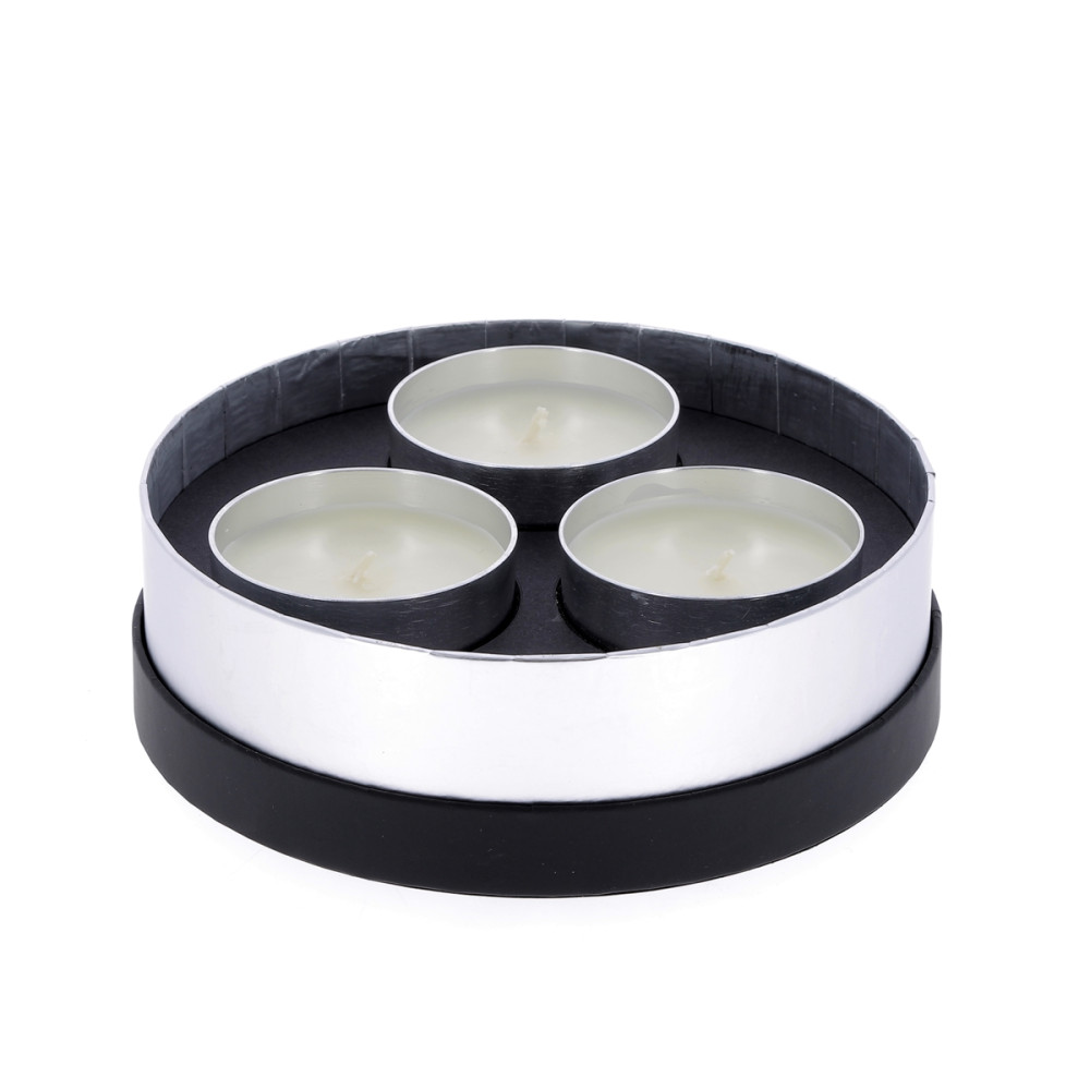 Coffret de 3 Bougies “Simplicity” Noir Senteurs pas cher caliptus