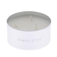 Coffret Bougie "Simplicity" Blanc Senteurs pas cher caliptus