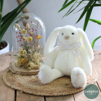 Peluche Lapin Blanc Oursons pas cher caliptus